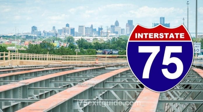 I-75 Northbound, I-96 to M-10 Closed This Weekend and Next I-75 Construction | I-75 Exit Guide