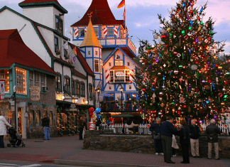 Extend the Magic of the Holidays with Winter Festivities in Alpine Helen Downtown Helen at Christmas | I-75 Exit Guide