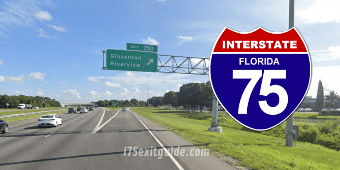 960x480-i-75-gibsonton-florida-exit-250 Florida I-75 Traffic | I-75 Construction | I-75 Exit Guide