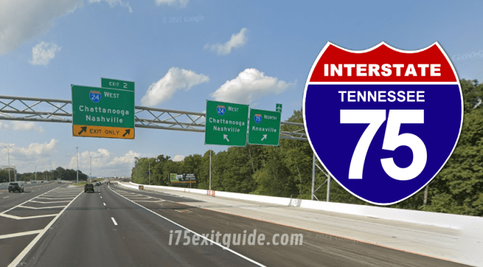 Chattanooga, Tennessee I-75 Traffic | I-75 Construction | I-75 Exit Guide