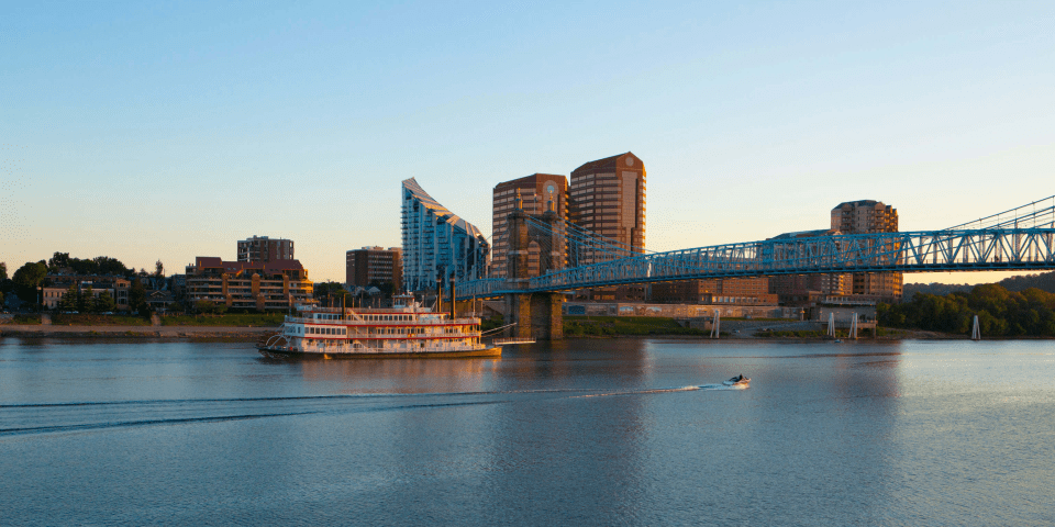 Covington and Newport Skyline | I-75 Road Trips