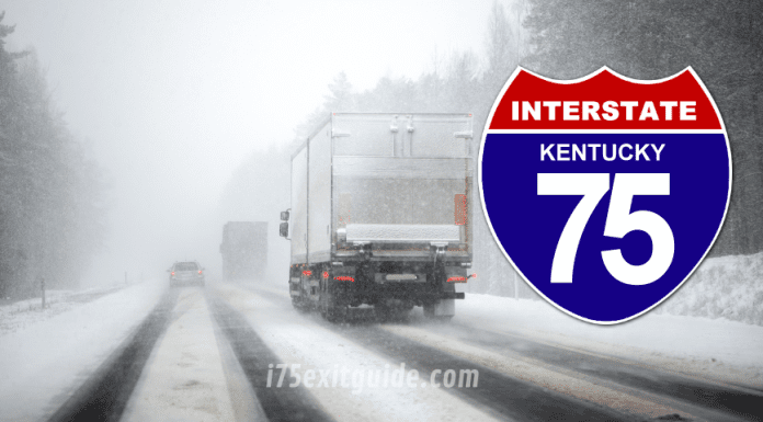 Kentucky Officials Suspend Motor Carrier Restrictions Due to Winter Storm Kentucky I-75 Traffic | I-75 Exit Guide