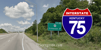 Rolling Roadblock on I-75 in Grant County Thursday, March 26 Kentucky I-75 Traffic | I-75 Exit Guide