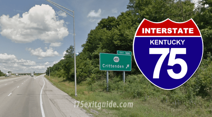 Rolling Roadblock on I-75 in Grant County Thursday, March 26 Kentucky I-75 Traffic | I-75 Exit Guide