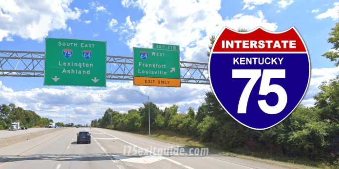 960x480-i-75-lexington-kentucky-exit-118 Kentucky I-75 Traffic | I-75 Exit Guide