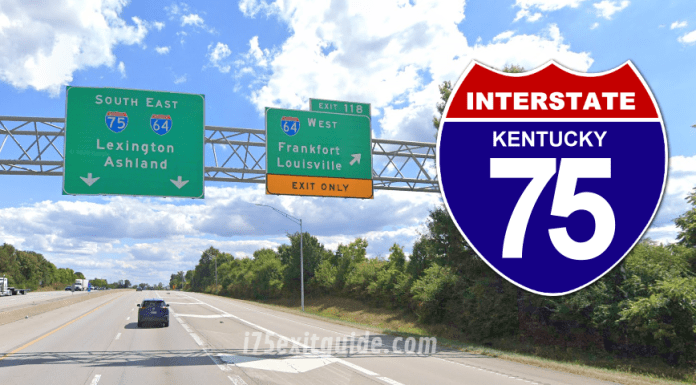 Rolling Roadblocks on I-75/I-64 Scheduled in Fayette County June 24 Kentucky I-75 Traffic | I-75 Exit Guide