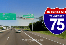 Tennessee I-75 Traffic | I-75 Exit Guide
