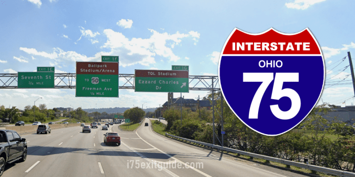 960x480-i-75-cincinnati-ohio-exit-1g Ohio I-75 Traffic | I-75 Exit Guide