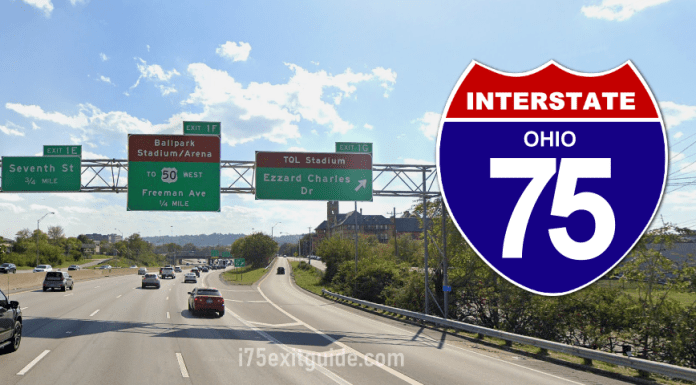 Double-Lane Closure on I-75 South Tomorrow Night in Cincinnati Ohio I-75 Traffic | I-75 Exit Guide