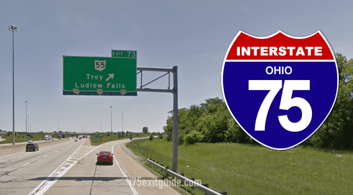 Weeklong I-75 South Closure, Detour at SR 55 Starts June 22 Ohio I-75 Traffic | I-75 Exit Guide